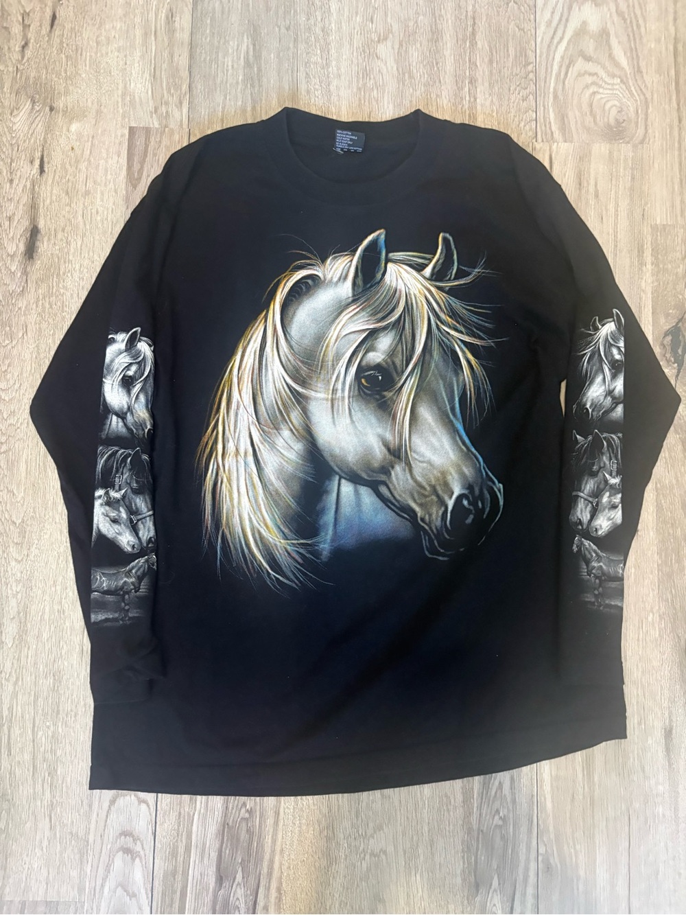 Nation Horse 3D Print longsleeve t-shirt